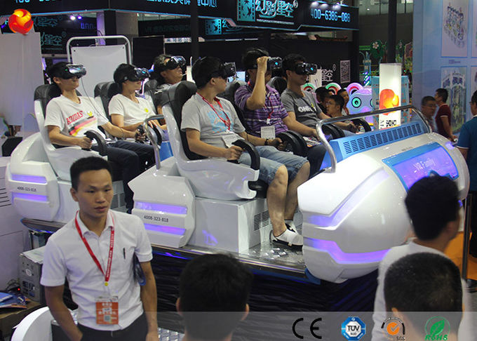 Dynamischer Vr-Familien-Kino-Stuhl Simulator der virtuellen Realität der Plattform-9D stellte Spiel-Maschine ein 3
