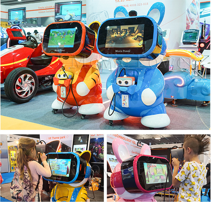 Kinder virtuelle Realität Arcade Spielautomat 9D VR Themenpark Indoor Sport Spiele 1