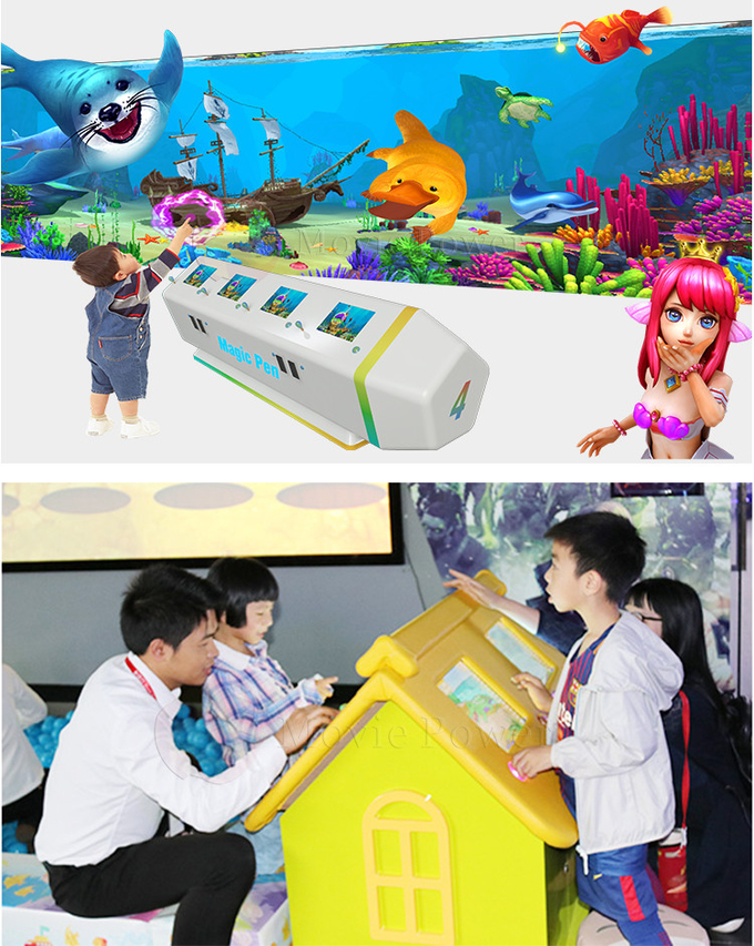 AR MR Interaktiver Projektor Wandspiel Kinder Bildung 3d Videospiel Kinder Malmaschine 1
