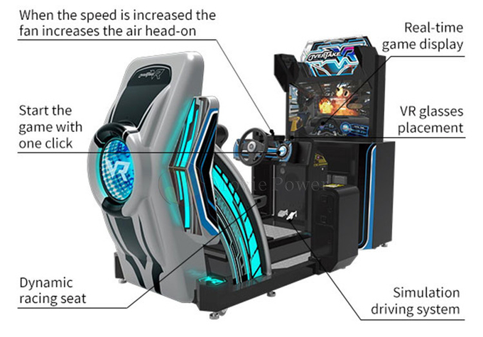 9d Vr Game Machine Car Racing Simulator für den Themenpark der virtuellen Realität 7