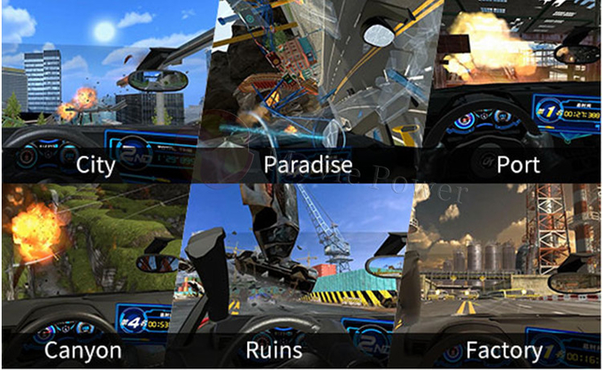 9d Vr Game Machine Car Racing Simulator für den Themenpark der virtuellen Realität 3