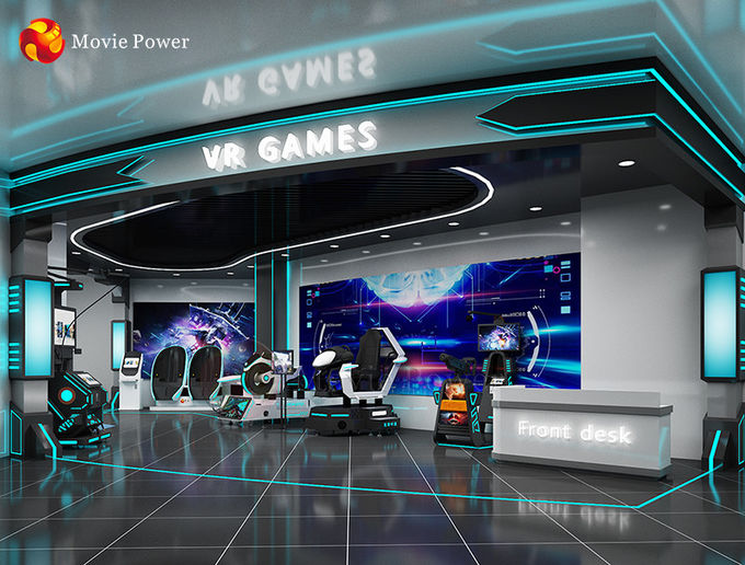 VR-Vergnügungspark-Ausrüstungs-Kinder spielen Zonen-virtuelle Realität Arcade Theme Park Playground 0