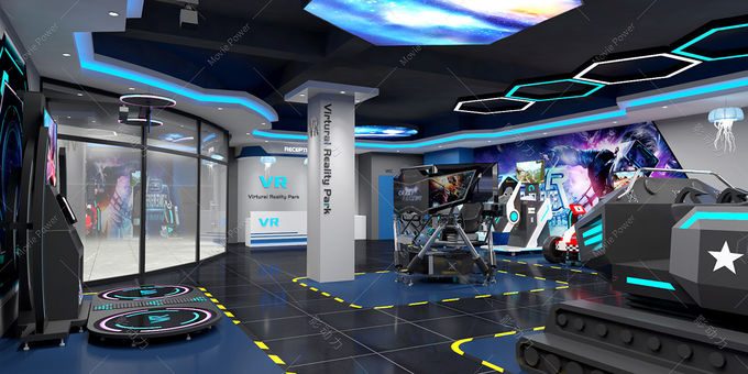Wechselwirkender Spiel-Maschinen-Simulator der virtuellen Realität 9d für Innenspielplatz 0