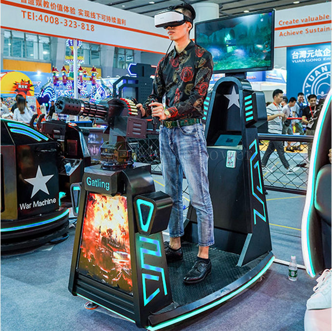 360 Grad wechselwirkenden Arcade-Spiel-Schießen-Maschinen-Simulator 9d Vr oben stehend 0