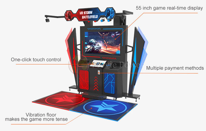Infinity Battle VR Shooting Spiele Multiplayer 9d Shooter Simulator Gun Arcade Spiel für kommerzielle 2
