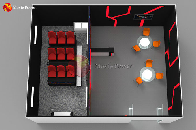 Mehrfache Kino-der virtuellen Realität 9D der Leute-5D Kino-Stühle 0