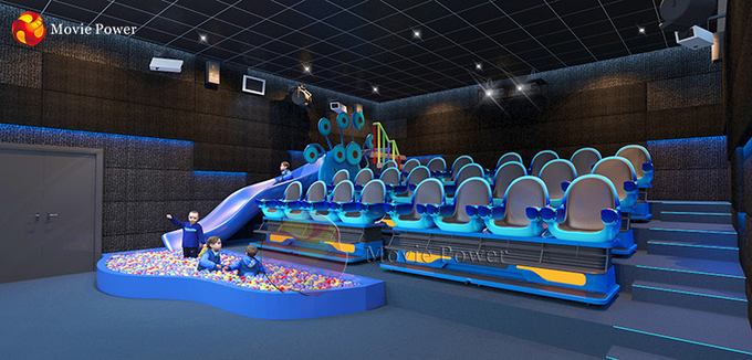 Simulator-Kino-System-Bewegungs-des Stuhl-VR Film-Theater der Unterhaltungs-5D Ausrüstungs-des Thema-5D 0