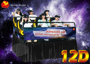 Wechselwirkendes Film-Theater der virtuellen Realität 12D XD reich an Hilfsquellen mit 6/8/9/12 Sitzer