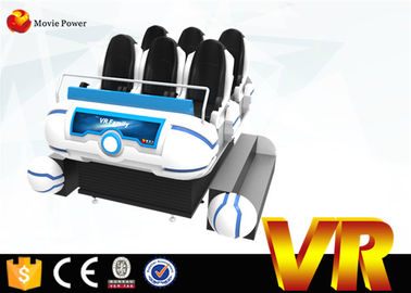 Kino der Förderungs-6-Sitze- Familien-9D VR mit 6 Dof Simulator-Bewegungs-elektrischer Plattform