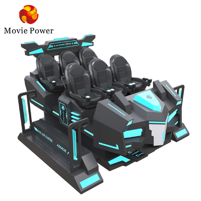 Schießen-Spiel-Simulator-mehrere Spieler des Fiberglas-9D VR des Kino-6 des Sitzer-VR, die Auto reiten