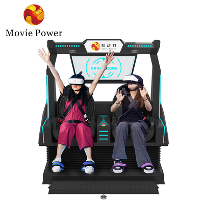5.0KW 9d VR Kino 2 Sitze Achterbahn VR Stuhl Arcade 4d 8d Virtual Reality Simulator mit Dreharbeiten
