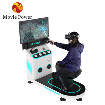 1 Spieler 9D Virtual Reality Simulator Reiten auf Pferden VR Spielmaschine Münze betrieben