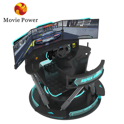 5.0KW F1 Rennfahrtsimulator Fahrspielmaschine 6 Dof Motion Plattform mit 3 Bildschirmen