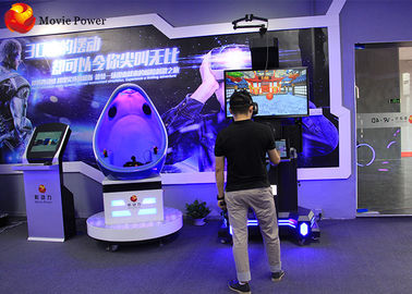 Minischießen-Spiel-Simulator, der stehende Plattform-Innenvergnügungspark HTC VR steht