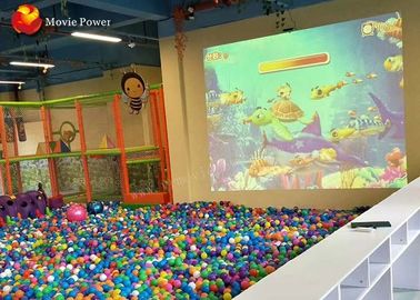 Kinderunterhaltungs-wechselwirkende Projektor-Kinderfreizeitpark-Ball-Pool Zorbing-Ball-Spiel-Ausrüstung