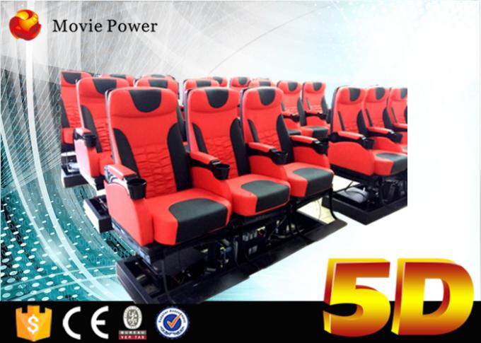 Kino-Theater-Anreger des hydraulischen und Stromsystem-5D mit Stuhl der Bewegungs-4d 0
