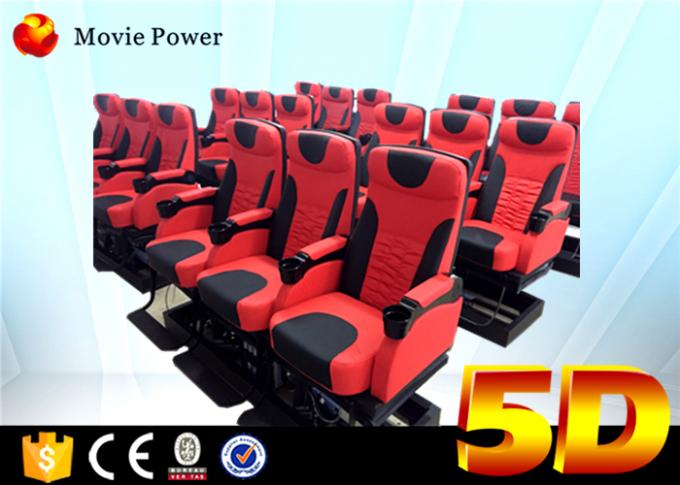 Professionelles großes 5d Kino 3 elektrisches Plattform-Kino dof mit Spezialeffekt 0