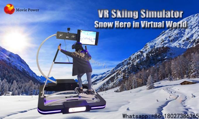 Wagen Sie Skifahren-Simulator-/Spiel-Geräte 9D Vr der virtuellen Realität 0