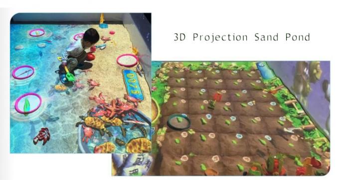 der virtuellen Realität 450W Videospiel-wechselwirkende Projektion des Simulator-Hologramm-Sand-Teich-3D 0