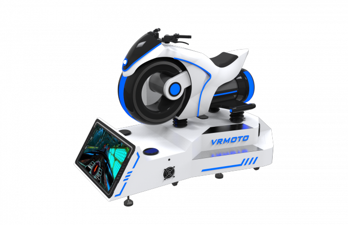 Fahrsimulator des Karten-System-VR mit wirklichem Motorrad des Handgriff-/virtuelle Realität 0