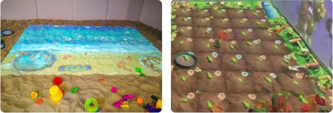 Kinderinnenspielplatz-Kinderwechselwirkende Boden-Projektions-System-magische Spiele 1