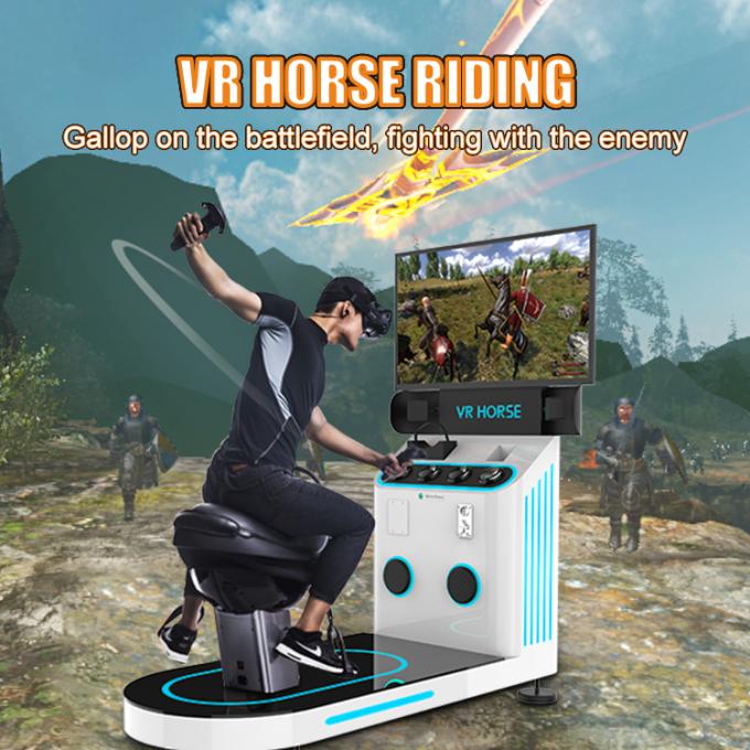 Münzender spiel-VR der virtuellen Realität Erfahrungs-Spiel-laufende Simulation des Simulator-Pferd9d 0