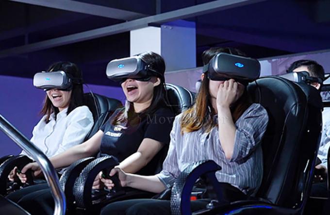 Spielausrüstung der virtuellen Realität der Sitzer 9D der Achterbahn-Unterhaltungs-6 1