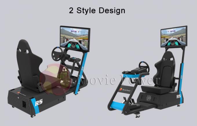 Kleines Hauptspiel hydraulisches VR Simulator-Auto-Fahrer Equipment 0.5KW laufend 3