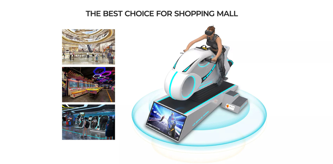 VR, das des Simulator-9d VR Bewegungs-Simulator-Bewegungsautorennen-Auto Arcade Ride Spiel-des Rennwagen-VR läuft 4