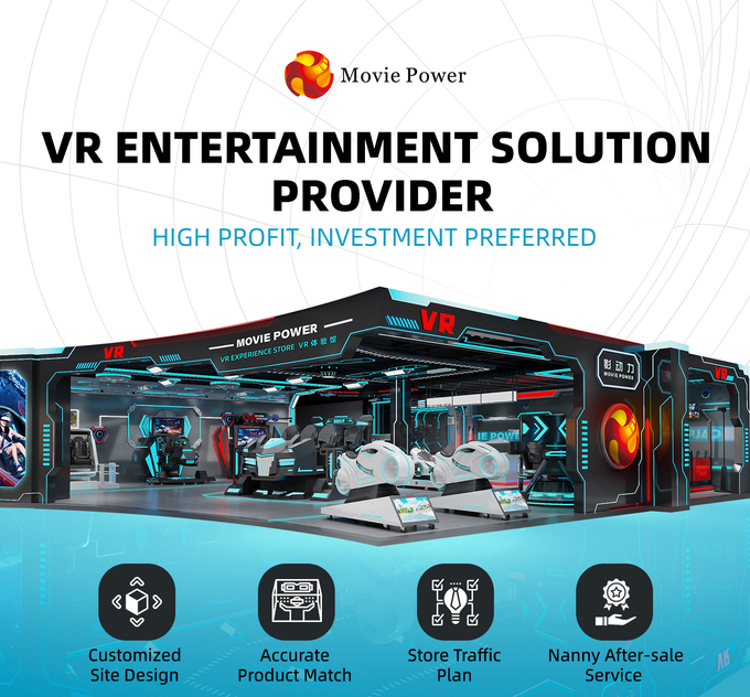 Raum-Geschwindigkeit des Münzen-Schieber-VR laufende des Simulator-9D VR, die Spiel-Maschine läuft 0