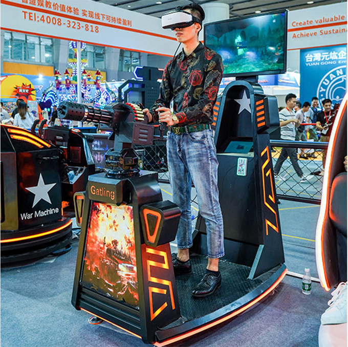 Virtuelle Realität Gatling Gun Spiel 9d Vr Schießsimulator Zombie Arcade-Maschine 2