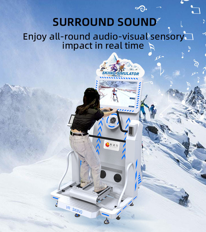Dynamischer Indoor-Ski-Simulator 9d Virtuelle Realität Snowboard-Simulationsmaschinen 4