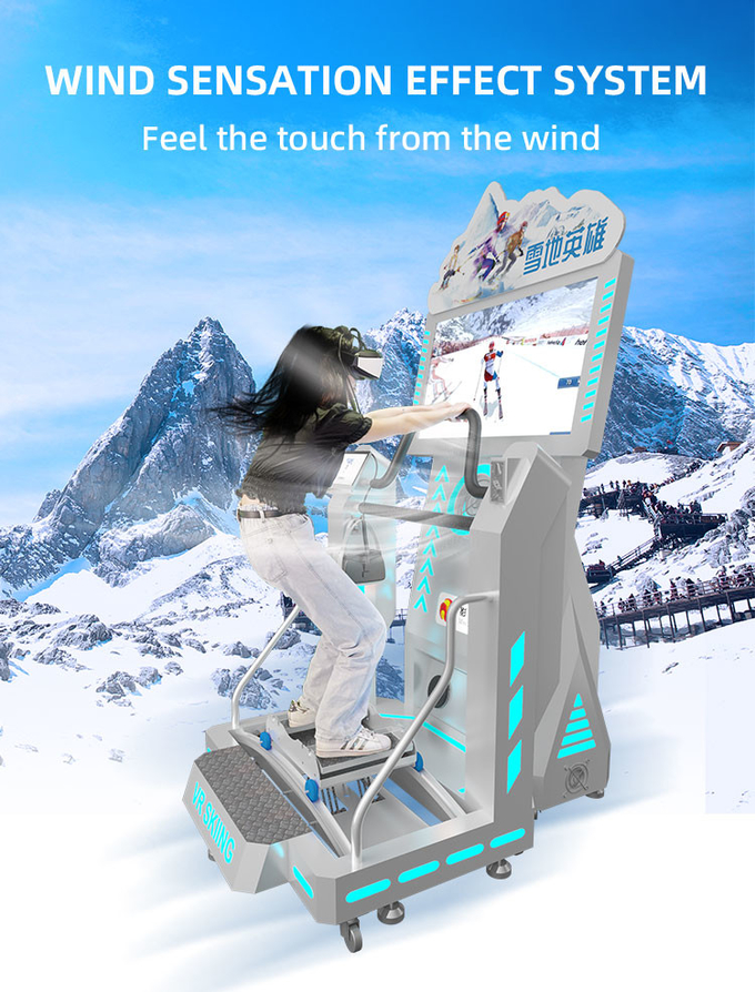 Dynamischer Indoor-Ski-Simulator 9d Virtuelle Realität Snowboard-Simulationsmaschinen 2