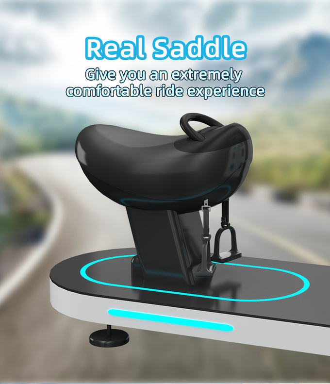 1 Spieler 9D Virtual Reality Simulator Reiten auf Pferden VR Spielmaschine Münze betrieben 3