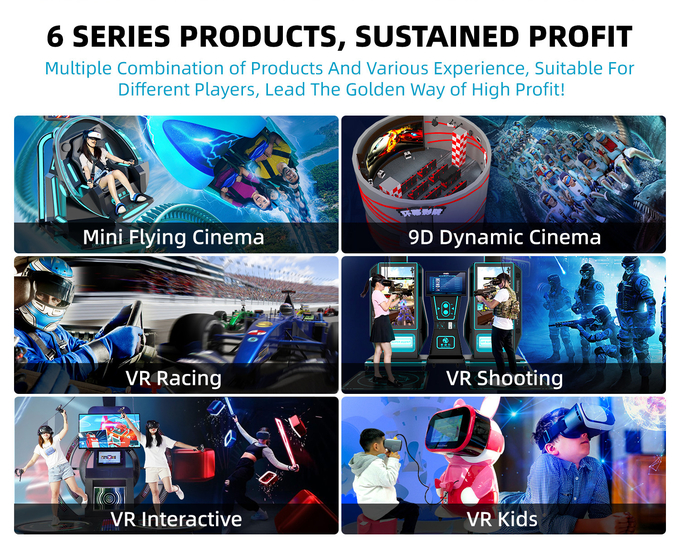 Handelssupertime machine der virtuellen Realität des Simulator-9D VR fliegen Spiel-Ausrüstung 1