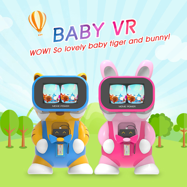 Kinder virtuelle Realität Arcade Spielautomat 9D VR Themenpark Indoor Sport Spiele 0