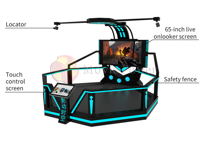 Schießen-Simulator der Sport-Unterhaltungs-Computerspiel-Maschinen-9d VR 1