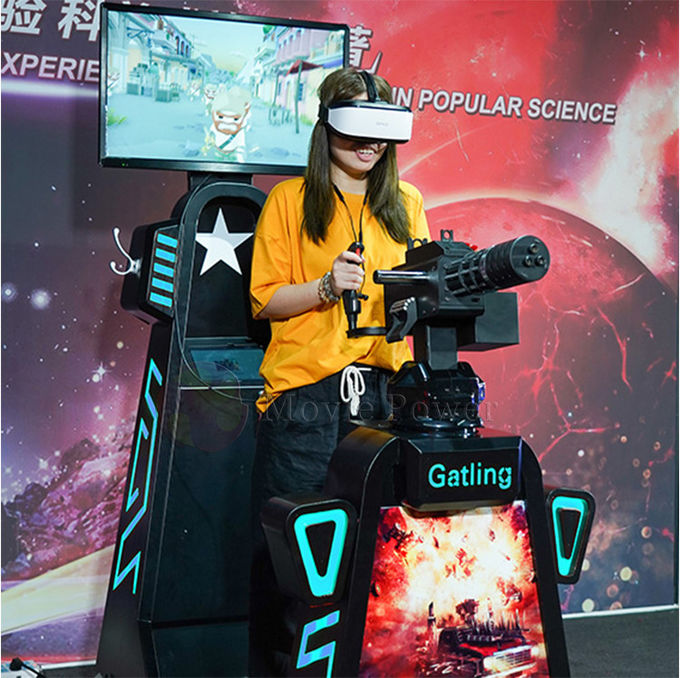 Virtuelle Realität Gatling Gun Spiel 9d Vr Schießsimulator Zombie Arcade-Maschine 3