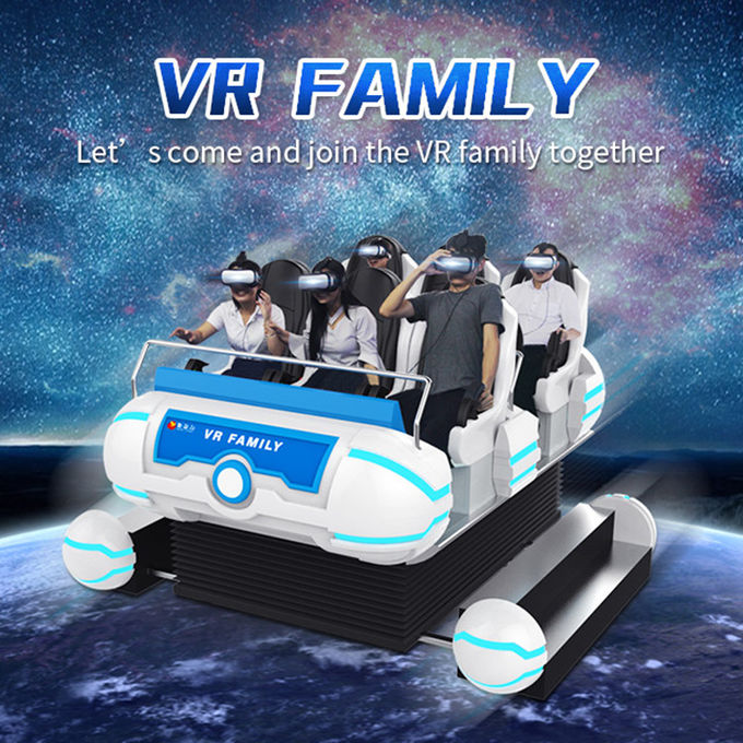 Der Kleinbetrieb-Ideen-Ausrüstungs-6 Kino-Maschinen-Simulator der virtuellen Realität Sitzder familien-9d 0