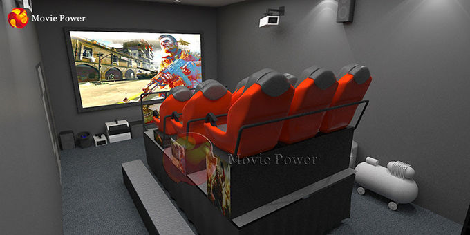 Kommerzielle wechselwirkende Innenspezialeffekte Kundenspezifische 5d 7d 9d VR-Kino-Theater-Simulator-Ausrüstung 0