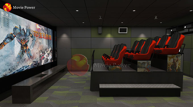 Kommerzielle wechselwirkende Innenspezialeffekte Kundenspezifische 5d 7d 9d VR-Kino-Theater-Simulator-Ausrüstung 1